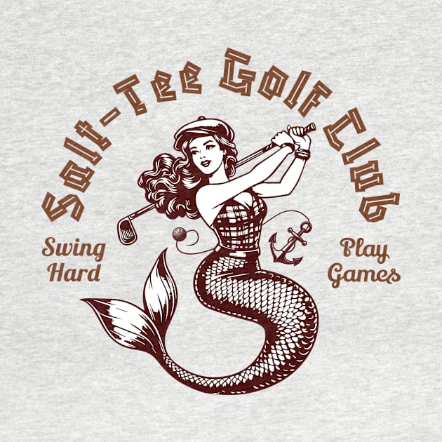 Vintage Salt-Tee Golf Club Mermaid by ArtOnTheRun